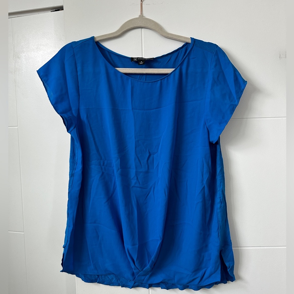 I.N.C. Blue top size M